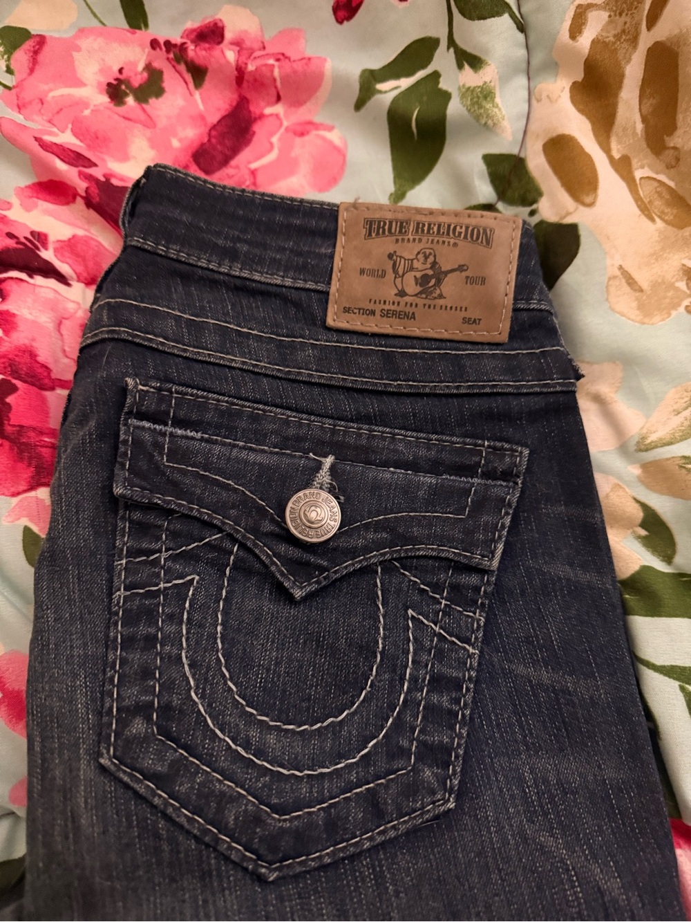 True Religion Dark Indigo Skinny Jeans - Picture 3 of 3